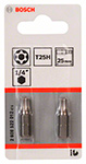 - T25H Security-Torx Extra Hart T25H, 25 mm