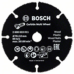   Carbide Multi Wheel, 76 76 mm; 1 mm; 10 mm