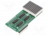 Click board; LED; GPIO,SPI; 74HC595,CD4017BM,ULN2003; 3,3/5DC