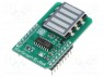 Click board;  LED; GPIO,PWM,SPI; 74HC595,SMA-B500LE