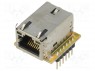 : Ethernet; .: W5500; 3,3DC; SPI; RJ45,