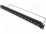 Patch panel; USB A; ; RACK; M3; : 19",1U