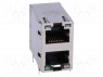 ; RJ45; PIN: 8; ,, LED; THT; 