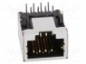 ; RJ45; PIN: 8; .: 8p8c; THT;  PCB