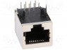 ; RJ45; PIN: 8; .: 8p8c; THT;  PCB