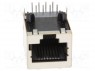 ; RJ45; PIN: 8; .: 8p8c; THT;  PCB