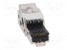 ; RJ45; PIN: 8; : 6a,Class EA; ; 