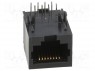 ; RJ45; PIN: 8; .: 8p8c; THT;  PCB;  90°