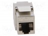 ; RJ45; PIN: 8; : 6a; ,Keystone; 23AWG÷26AWG