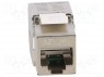 ; RJ45; PIN: 8; : 6a; ,Keystone; 22AWG÷24AWG