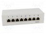 Patch panel; RJ45; : 6; : ; IDC; - : 8