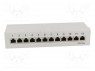 Patch panel; RJ45; : 6a; : ; IDC; 