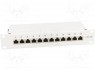 Patch panel; RJ45; : 6a; RACK; : ; IDC; - : 12