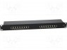 Patch panel; RJ45; : 6; RACK; : ; - : 16