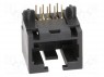 ; RJ45; PIN: 8; : 6a; .: 8p8c; THT;  PCB