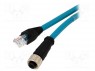 ;  RJ45,12 "";  D-Ethernet; PIN: 4; IP67; 1