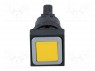 Switch: push-button; 1-position; 16mm; yellow; Man.series: RMQ-16