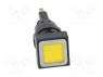 Switch: push-button; 2-position; 16mm; yellow; filament lamp; 24V