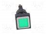 Switch: push-button; 2-position; 16mm; green; filament lamp; 24V