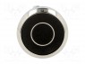 Switch: push-button; 1-position; 22mm; black; Illumin: none; IP67