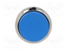 Switch: push-button; 1-position; 22mm; blue; Illumin: none; IP67