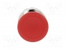 Switch: push-button; 1-position; 22mm; red; Illumin: none; IP67