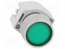 Switch: push-button; 2-position; 22mm; green; Illumin: none; IP65