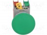 Switch: push-button; 1-position; NC + NO; 3A/230VAC; 22mm; green