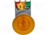 Switch: push-button; 1-position; NC + NO; 3A/230VAC; 22mm; yellow