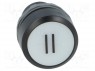 Switch: push-button; 1-position; 22mm; white; Illumin: none; IP66