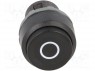 Switch: push-button; 1-position; 22mm; black; Illumin: none; IP66