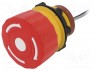 Switch: emergency stop; 2-position; NC; 1.5A/250VAC; 22mm; red