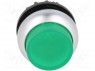 Switch: push-button; 1-position; 22mm; green; IP67; Ø22.5mm