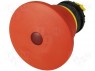 Switch: emergency stop; 2-position; 22mm; red; Illumin: M22-LED