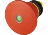 Switch: emergency stop; 2-position; 22mm; red; Illumin: none; IP66