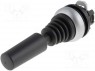 Switch: joystick; 1-position; 22mm; black; Illumin: none; IP66