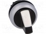 Switch: rotary; 2-position; 22mm; white-black; Illumin: none; IP66