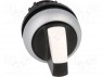 Switch: rotary; 2-position; 22mm; white-black; Illumin: none; IP66