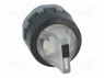 Switch: rotary; 2-position; 22mm; transparent; Illumin: MLB-1; IP66