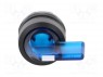 Switch: rotary; 1-position; 22mm; blue; Illumin: MLB-1; IP66