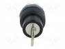 Switch: rotary with key; 2-position; 22mm; black; Illumin: none