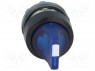 Switch: rotary; 2-position; 22mm; blue; Illumin: MLB-1; IP66