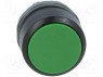 Switch: push-button; 2-position; 22mm; green; Illumin: none; IP66