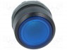 Switch: push-button; 2-position; 22mm; blue; Illumin: MLB-1; IP66