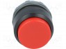 Switch: push-button; 1-position; 22mm; red; Illumin: none; IP66