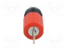 Switch: emergency stop with key; 2-position; 22mm; red; IP66