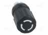 Switch: emergency stop; 2-position; 22mm; black; Illumin: none