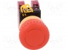 Switch: emergency stop; 2-position; NC x2; 22mm; red; IP65