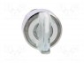 Switch: rotary; 3-position; 22mm; white; Illumin: LED; IP66; Ø22mm