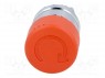 Switch: emergency stop; 2-position; 22mm; red; Illumin: none; IP66